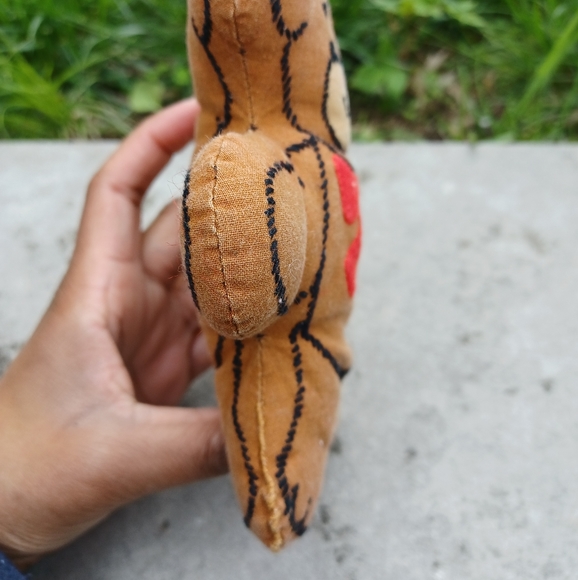 •Teddy Bear red bow hand made Plush Stuffed Animal doll - Picture 5 of 11